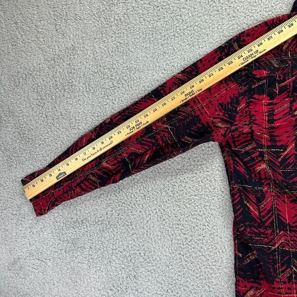 Cowboys Turtle Mens Black Red Long Sleeve Collared Casual Button Down Shirt - Picture 7 of 8
